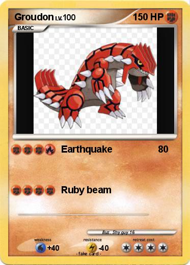 Pokemon Groudon