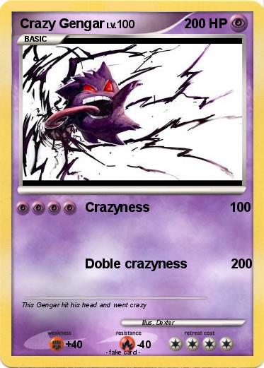 Pokemon Crazy Gengar