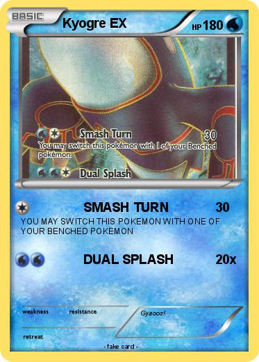 Pokemon Kyogre EX