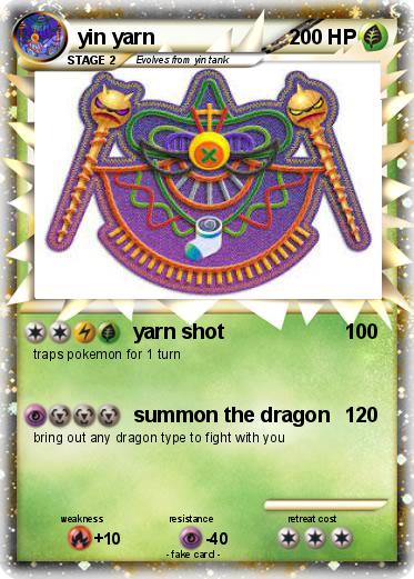 Pokemon yin yarn