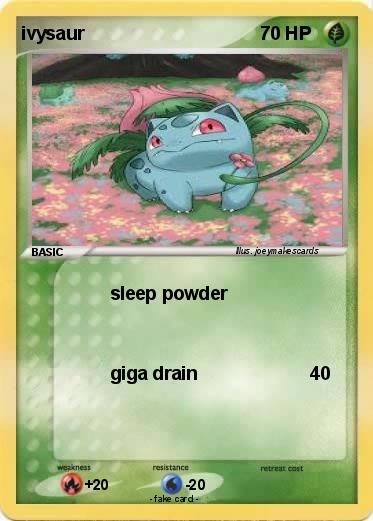 Pokemon ivysaur