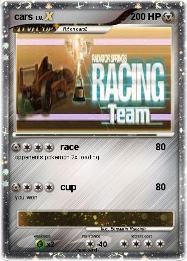 Pokemon cars