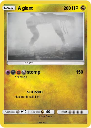 Pokemon A giant