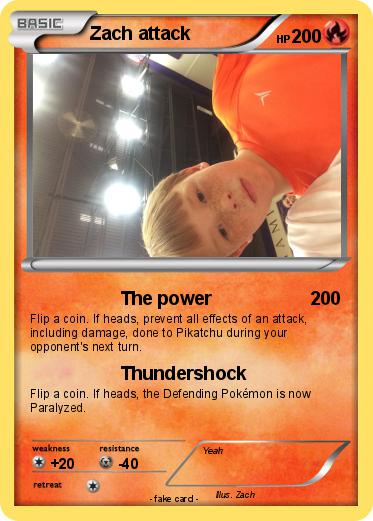 Pokemon Zach attack