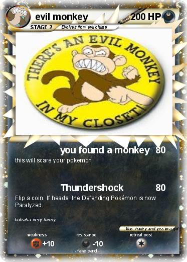 Pokemon evil monkey