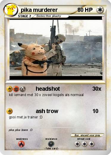 Pokemon pika murderer