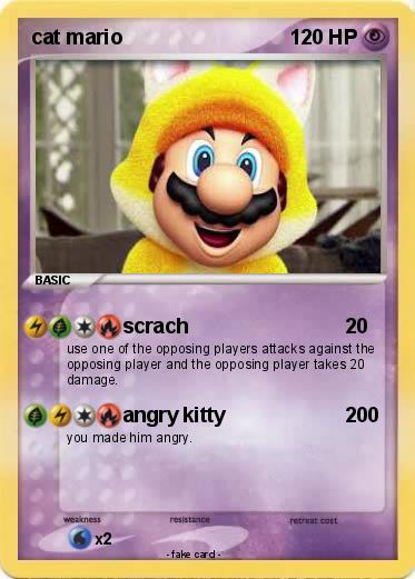 Pokemon cat mario