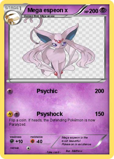Pokemon Mega espeon x