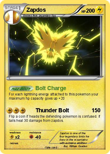 Pokemon Zapdos