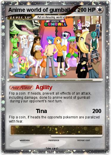 Pokemon Anime world of gumball