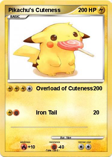 Pokemon Pikachu's Cuteness