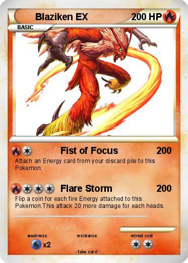 Pokemon Blaziken EX