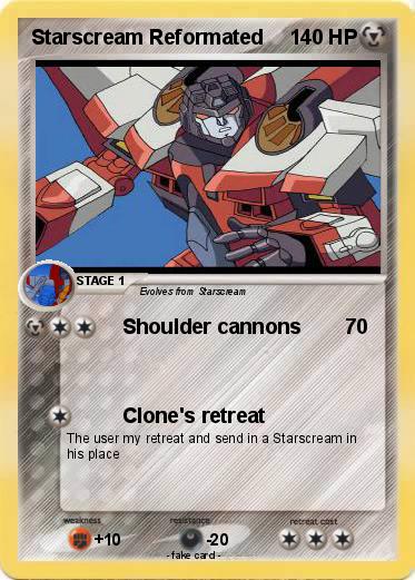 Pokemon Starscream Reformated