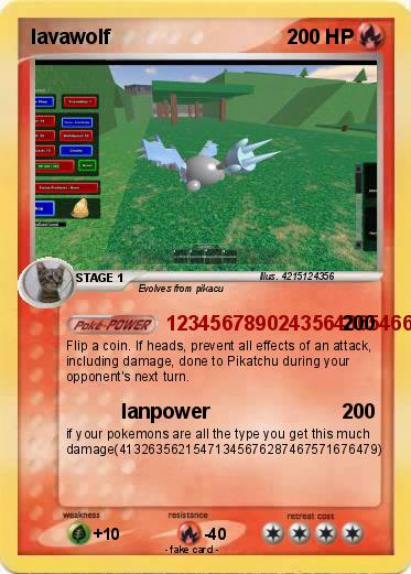 Pokemon lavawolf