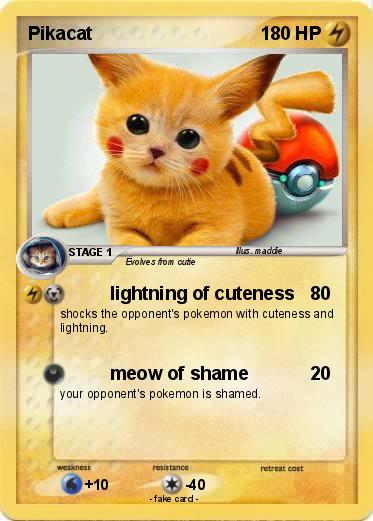 Pokemon Pikacat