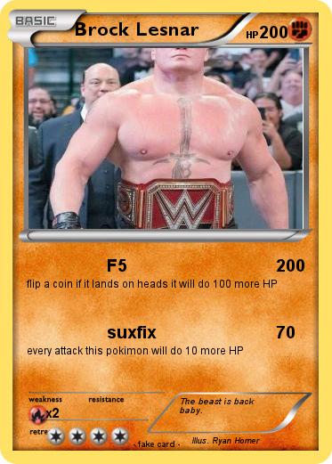 Pokemon Brock Lesnar