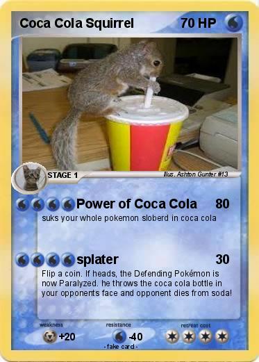 Pokemon Coca Cola Squirrel