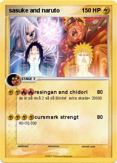 Pokemon sasuke and naruto