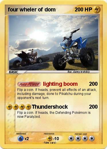 Pokemon four wheler of dom