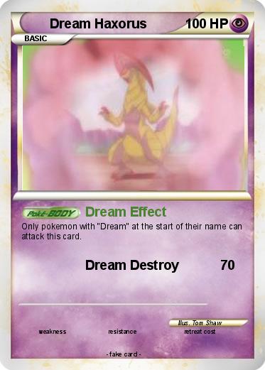 Pokemon Dream Haxorus