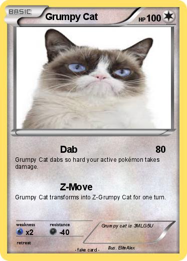 Pokemon Grumpy Cat