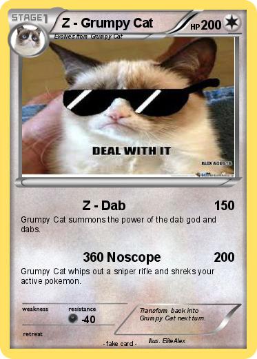 Pokemon Z - Grumpy Cat