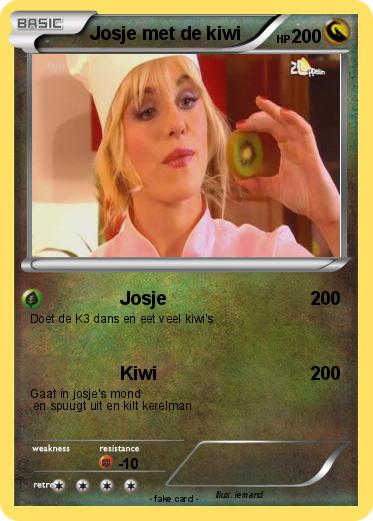 Pokemon Josje met de kiwi