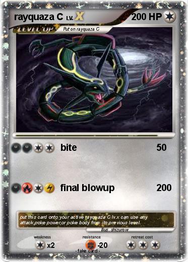 Pokemon rayquaza C
