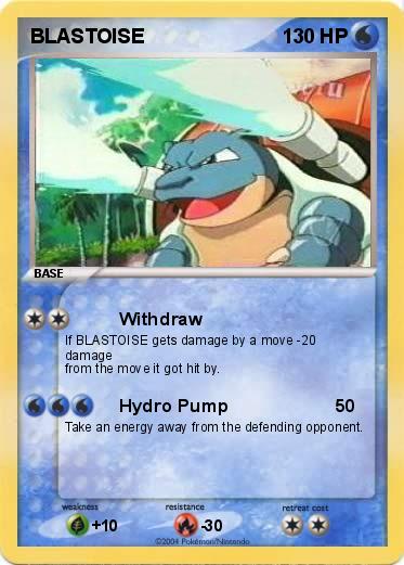Pokemon BLASTOISE