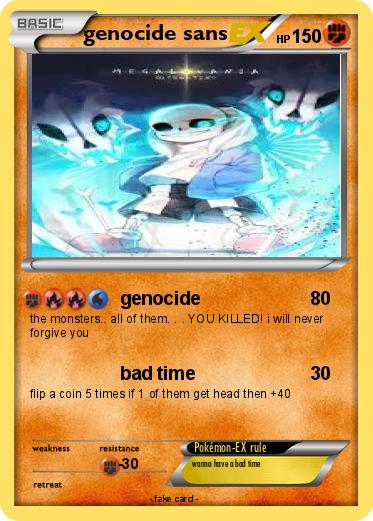 Pokemon genocide sans