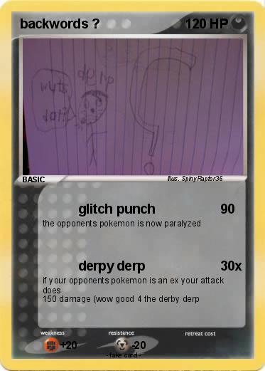 Pokemon backwords ?