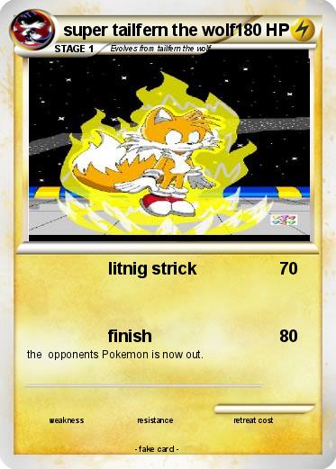 Pokemon super tailfern the wolf