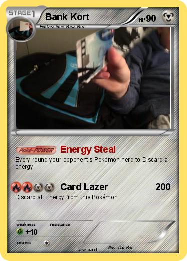 Pokemon Bank Kort