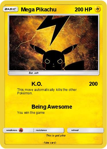 Pokemon Mega Pikachu
