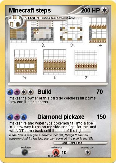 Pokemon Minecraft steps