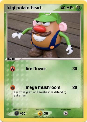 Pokemon luigi potato head