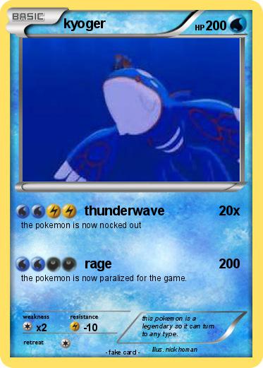 Pokemon kyoger