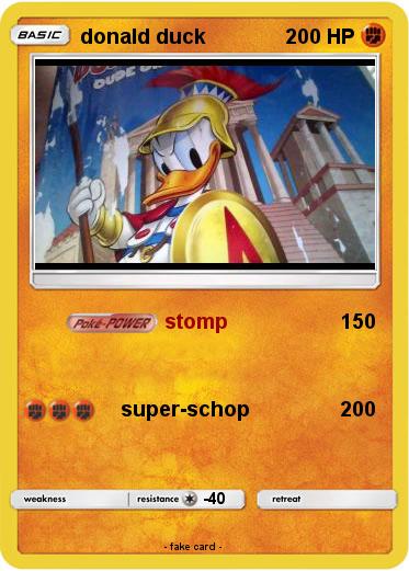 Pokemon donald duck
