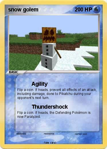 Pokemon snow golem