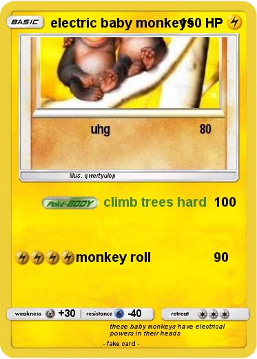 Pokemon electric baby monkeys