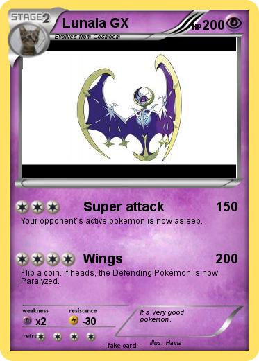 Pokemon Lunala GX