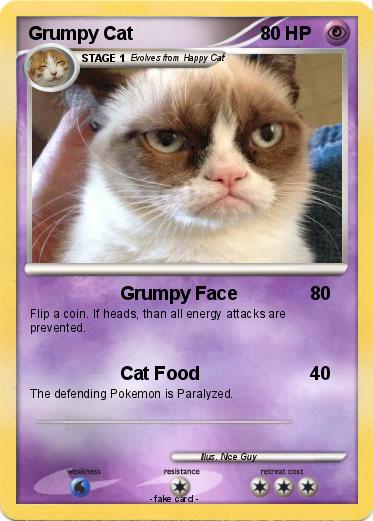 Pokemon Grumpy Cat