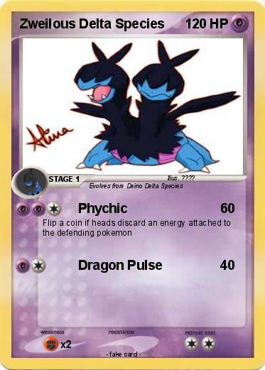 Pokemon Zweilous Delta Species