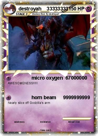 Pokemon destroyah    33333333