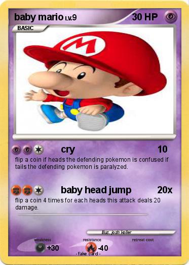 Pokemon baby mario