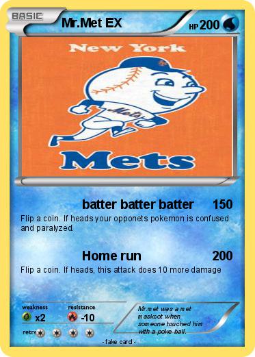 Pokemon Mr.Met EX