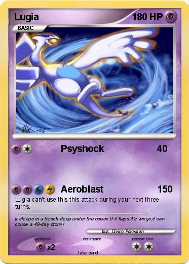 Pokemon Lugia