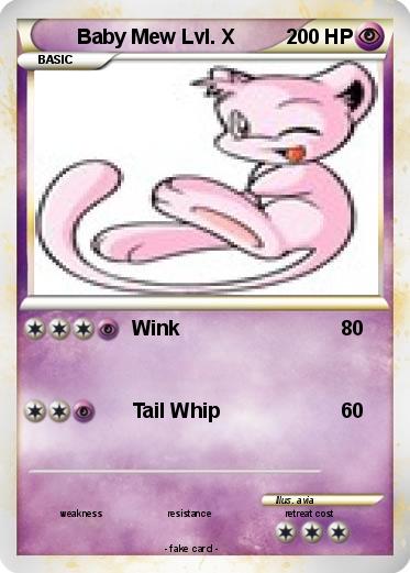 Pokemon Baby Mew Lvl. X