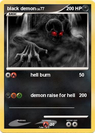 Pokemon black demon