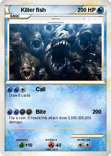 Pokemon Killer fish